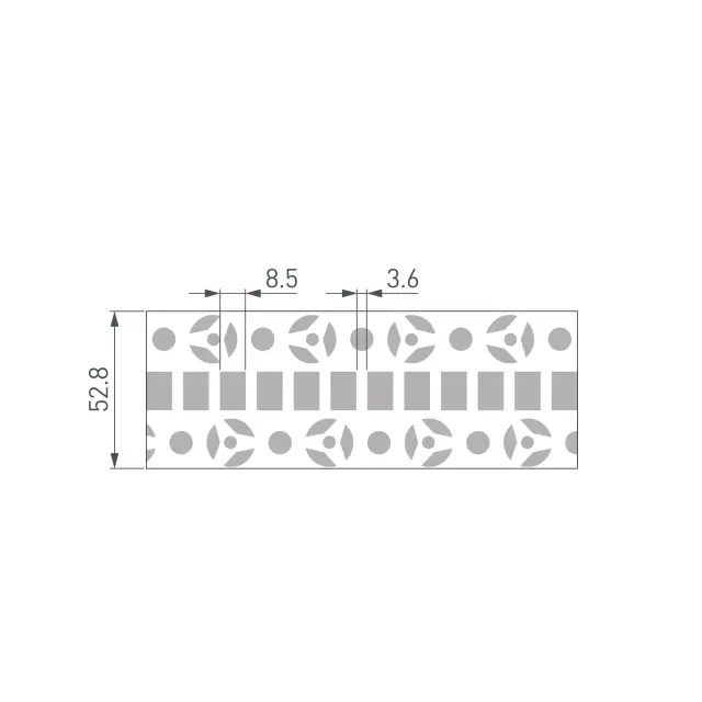 Профиль FANTOM-BENT-W12-TOP-2000 ANOD, ракурс 3