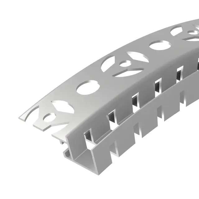 Профиль FANTOM-BENT-W12-TOP-EDGE-2000 ANOD, ракурс 3