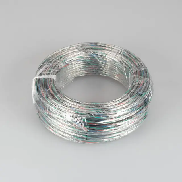 Провод питания ARL-20AWG-CLEAR-4Wire-CU-Double (4x0.75mm), бухта 50 м, ракурс 2