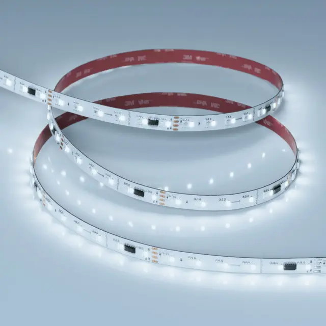 Светодиодная лента SPI-BA120-12mm 24V RGBW-White-PX6-BPT (16 W/m, IP20, 5060/2835, 5m), ракурс 5