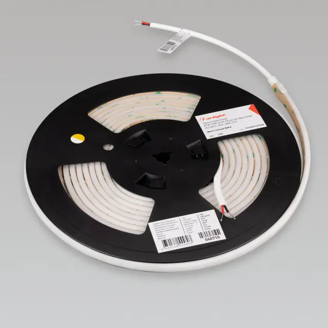 Светодиодная лента герметичная RTW-PSW-A120-10mm 24V Warm3000 (9.6 W/m, IP67, 2835, 5m), ракурс 3