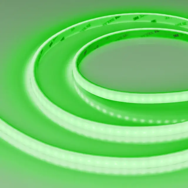 Светодиодная лента герметичная RTW-PSW-A120-10mm 24V Green (9.6 W/m, IP67, 2835, 5m)