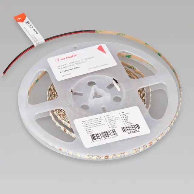 Светодиодная лента RZ-A120-6mm 24V Day4000 (9.6 W/m, IP20, 2835, 5m), ракурс 4