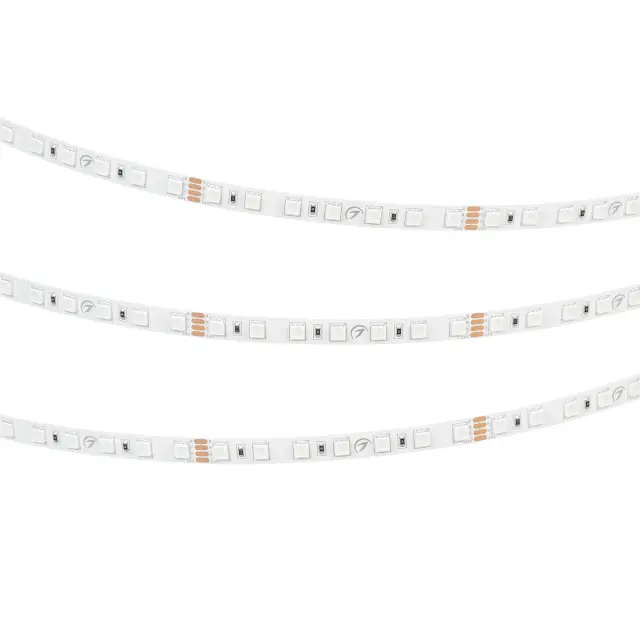 Светодиодная лента RT-B70-10mm 24V RGB (14 W/m, IP20, 5m), ракурс 3
