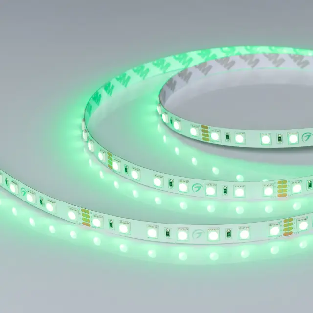 Светодиодная лента RT-B70-10mm 24V RGB (14 W/m, IP20, 5m), ракурс 4