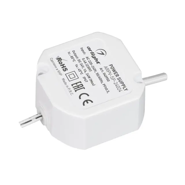 Блок питания ARPV-SP-24024 (24V, 1A, 24W)