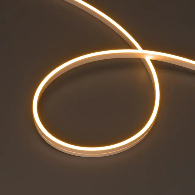 Гибкий неон MOONLIGHT-SIDE-A168-4x10mm 24V Warm2300 (7.2 W/m, IP65, 5m, wire x2)