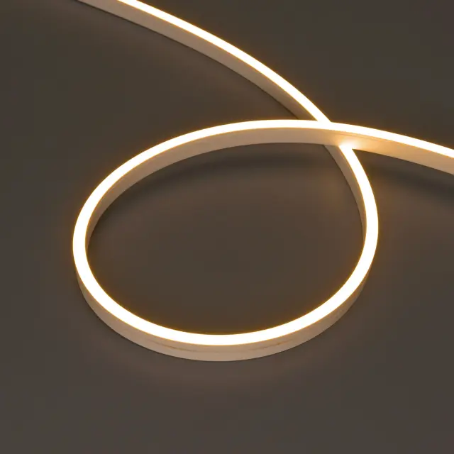 Гибкий неон MOONLIGHT-SIDE-A120-06x12mm 24V Warm2700 (9.6 W/m, IP65, 5m, wire x2)