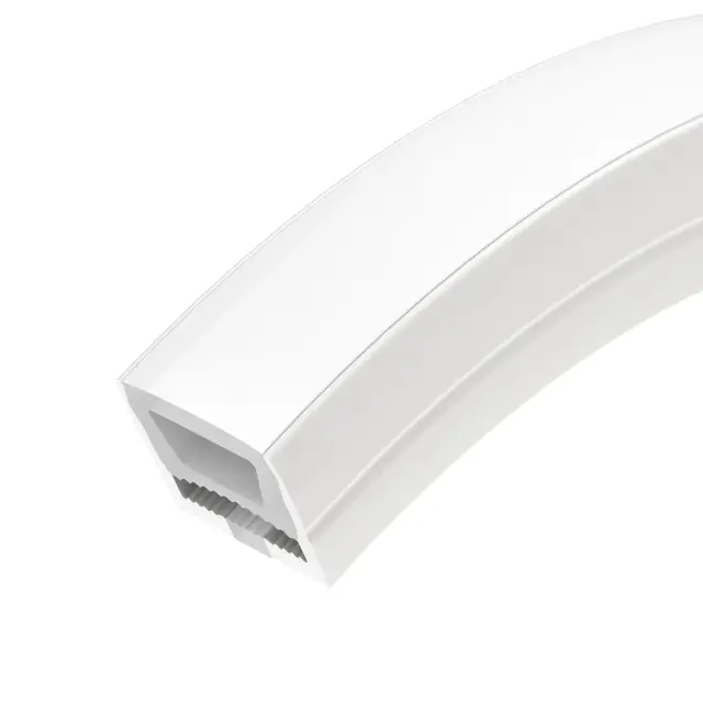 Силиконовый профиль WPH-FLEX-1414-TOP-S11-20m WHITE