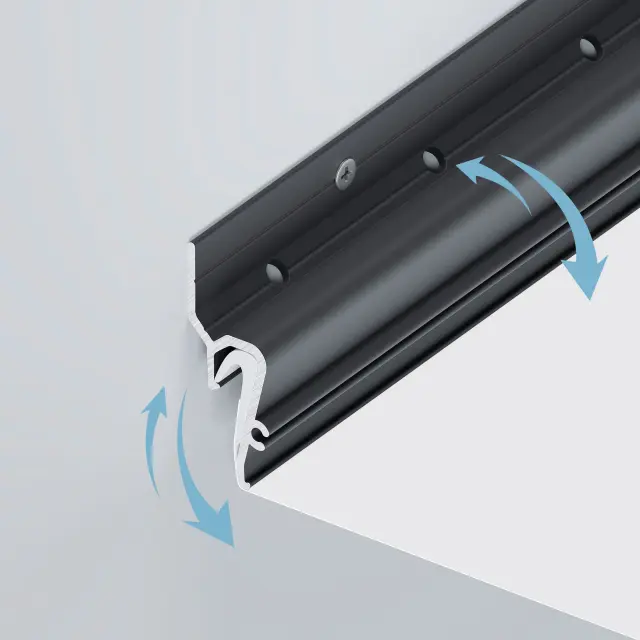 Профиль STRETCH-SHADOW-TECH-VENT-2000 BLACK (A2-DELTA), ракурс 3