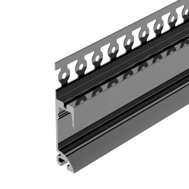 Профиль PLINTUS-FANTOM-L-2000 BLACK, ракурс 3