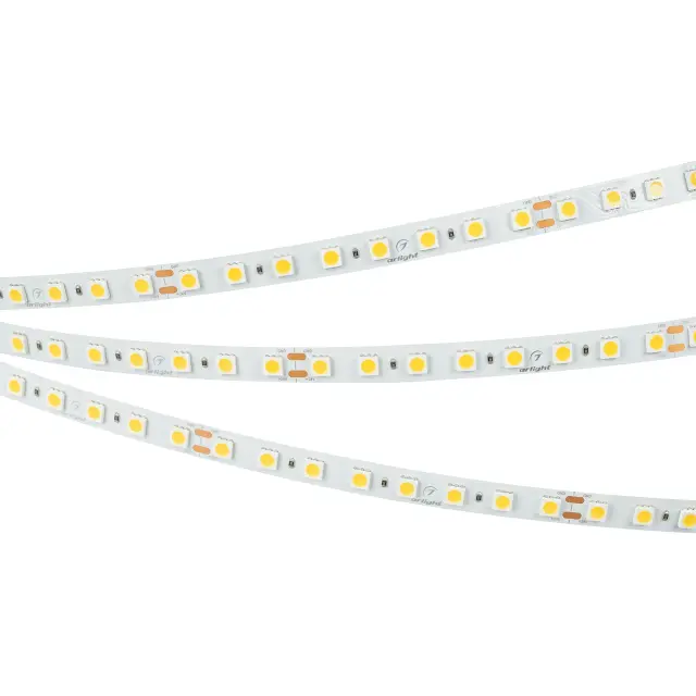 Светодиодная лента UL-B80-10mm 24V Warm3500 (11 W/m, IP20, 5m), ракурс 2
