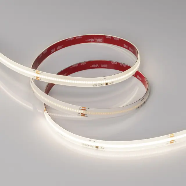 Светодиодная лента герметичная SPI-COB-SE-X378-12mm 24V Day4000-PX63-BPT (7 W/m, IP65, 5m), ракурс 2