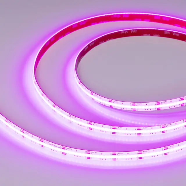 Светодиодная лента герметичная COB-SE-X840-10mm 24V RGB (16 W/m, IP65, CSP, 5m)
