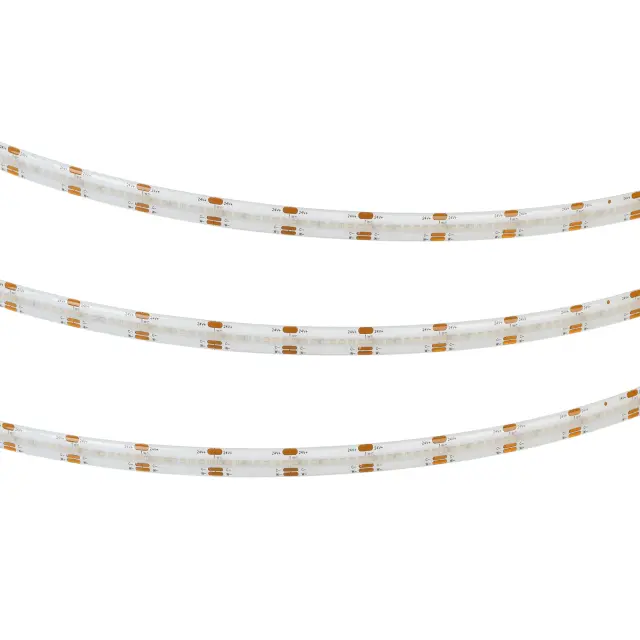 Светодиодная лента герметичная CSP-SE-X640-10mm 24V White-MIX (23 W/m, IP65, 5m), ракурс 3