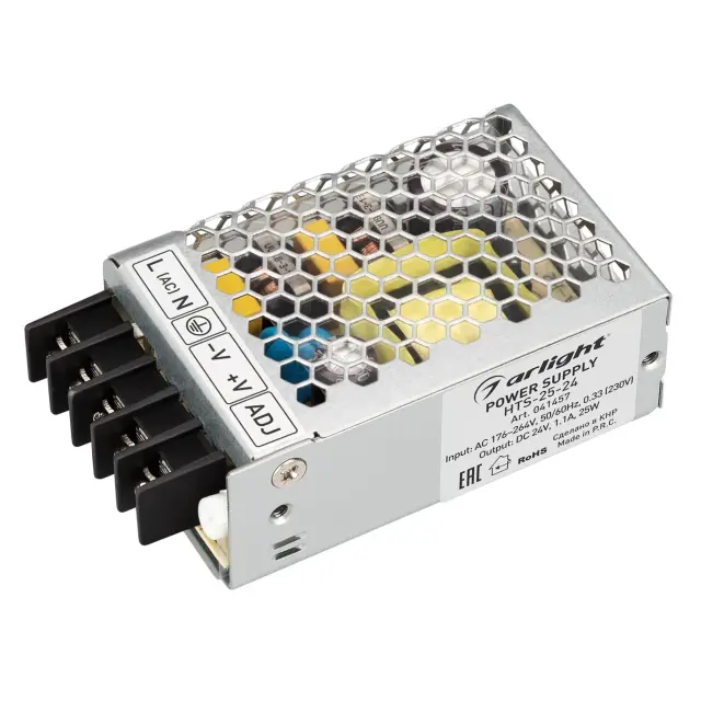 Блок питания HTS-25-24 (24V, 1.1A, 25W)