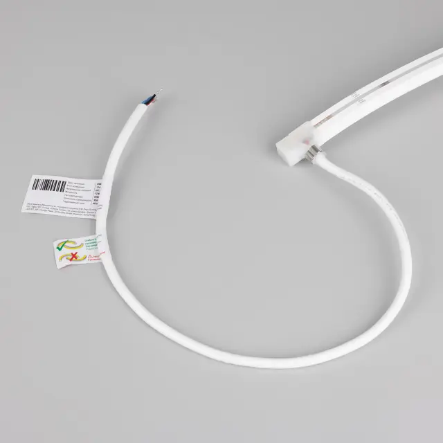 Гибкий неон MOONLIGHT-TOP-GM192-13x12mm 24V RGBW-Warm (14.4 W/m, IP67, 5m, wire x2), ракурс 4