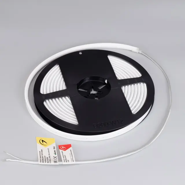 Гибкий неон MOONLIGHT-TOP-M280-10x5mm 24V Warm2700 (15 W/m, IP65, 5m, wire x1), ракурс 4