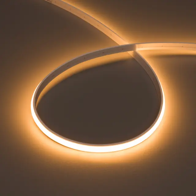 Гибкий неон MOONLIGHT-TOP-M280-10x5mm 24V Warm2200 (15 W/m, IP65, 5m, wire x1)