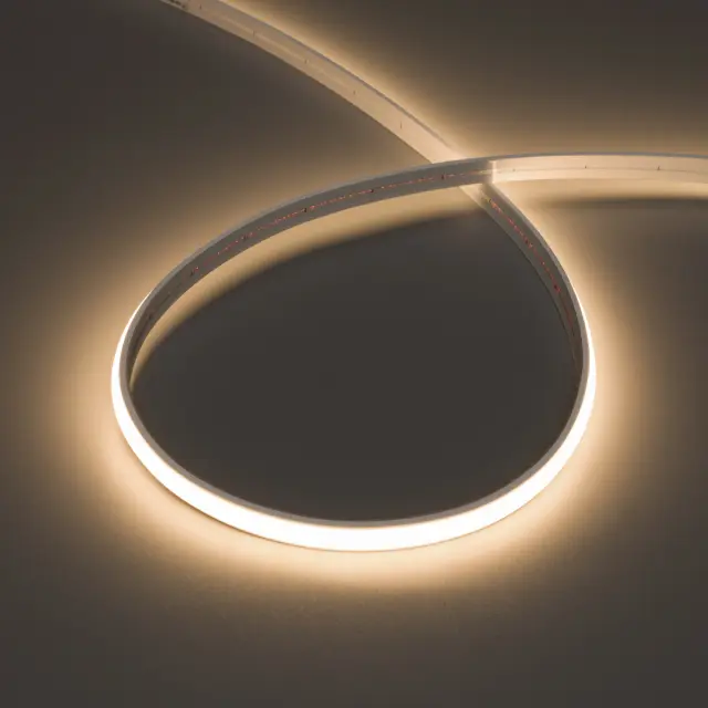 Гибкий неон MOONLIGHT-TOP-X544-10x5mm 24V Warm3000 (10 W/m, IP65, 5m, wire x1)