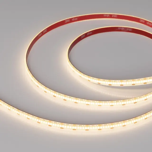 Светодиодная лента герметичная COB-SE-X360-8mm 5V Warm3000 (5 W/m, IP65, 5m)