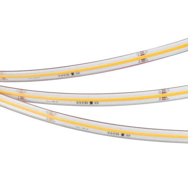 Светодиодная лента герметичная SPI-COB-PS-X378-14mm 24V White6000-PX63-BPT (7 W/m, IP67, 5m), ракурс 4