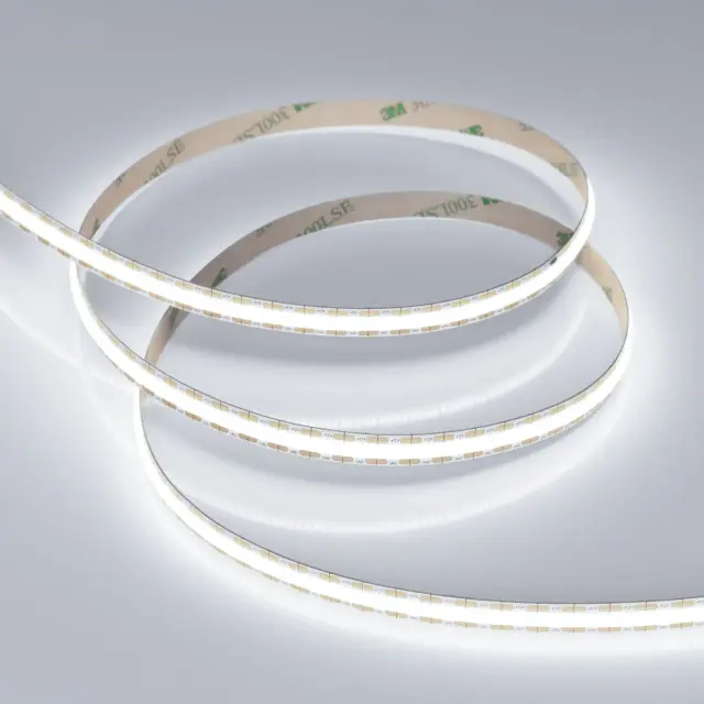 Светодиодная лента COB-X528-8mm 12V White6000 (11 W/m, IP20, CSP, 5m), ракурс 5