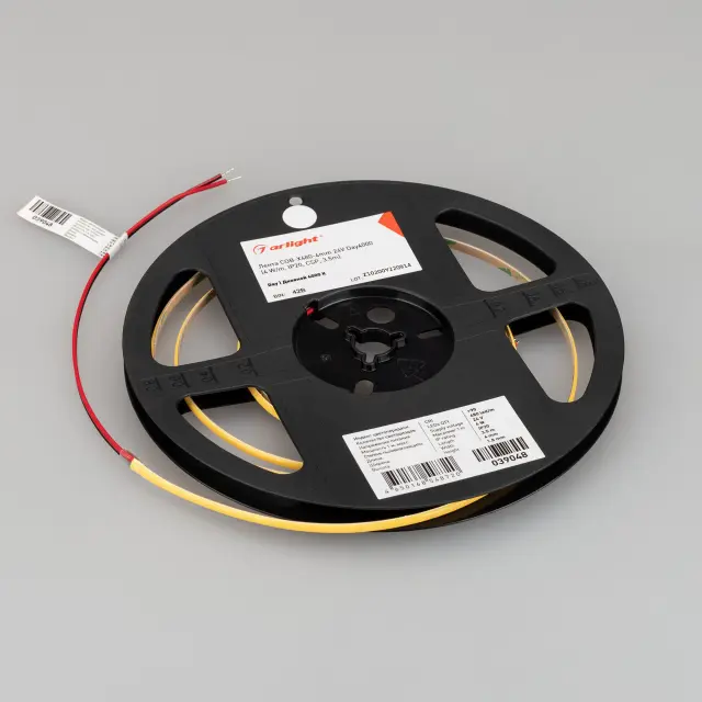 Светодиодная лента COB-X480-4mm 24V Day4000 (4 W/m, IP20, CSP, 5m), ракурс 5