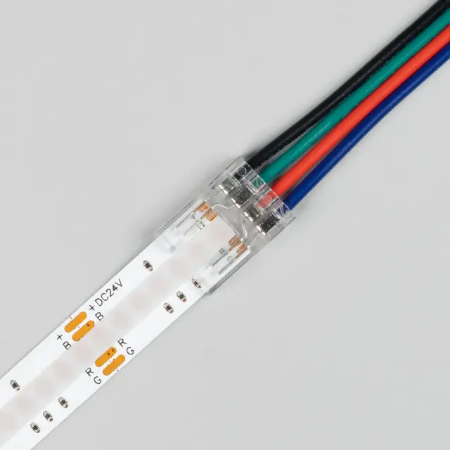 Коннектор COB-RGB-10mm-4pin-STW-L150, ракурс 2