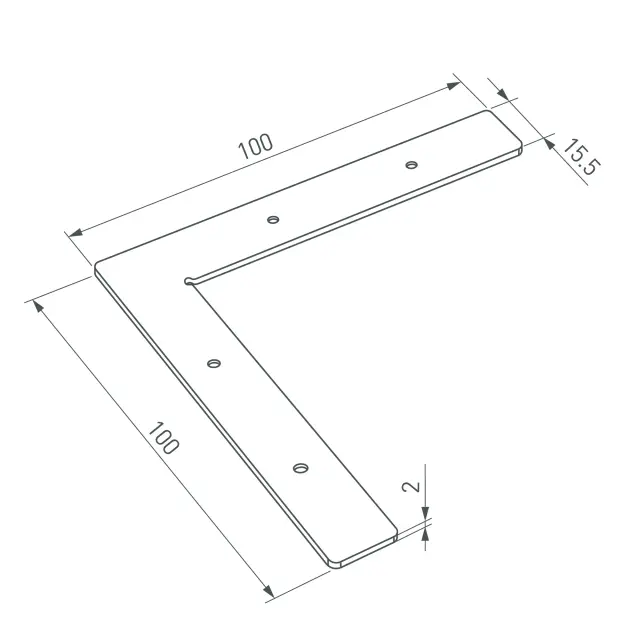 Соединитель профиля SL-LINE-2522-90, ракурс 2