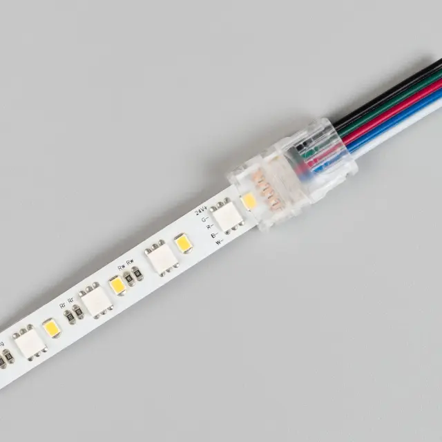 Коннектор HIP-RGBW-10mm-5pin-STW, ракурс 2