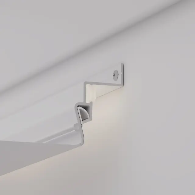 Профиль STRETCH-SHADOW-2000 WHITE (A2-CONTOUR-PRO), ракурс 5