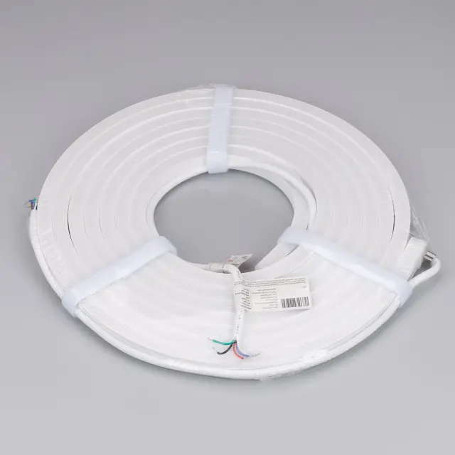 Гибкий неон MOONLIGHT-SIDE-GM192-12x17mm 24V RGBW-Warm (14.4 W/m, IP67, 5m, wire x2), ракурс 4
