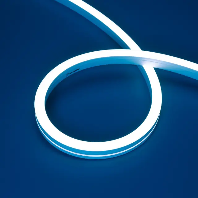 Гибкий неон MOONLIGHT-SIDE-GM192-12x17mm 24V RGBW-Warm (14.4 W/m, IP67, 5m, wire x2), ракурс 5