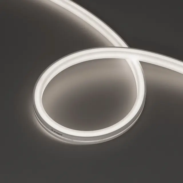 Гибкий неон MOONLIGHT-TOP-U-A156-13x12mm 24V Day5000 (11 W/m, IP67, 5m, wire x2)