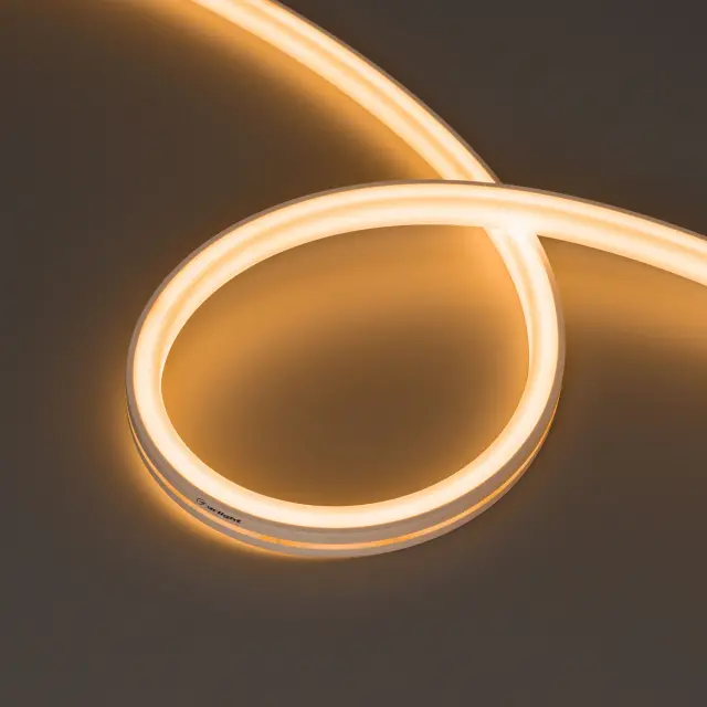 Гибкий неон MOONLIGHT-TOP-U-A156-13x12mm 24V Warm2200 (11 W/m, IP67, 5m, wire x2)