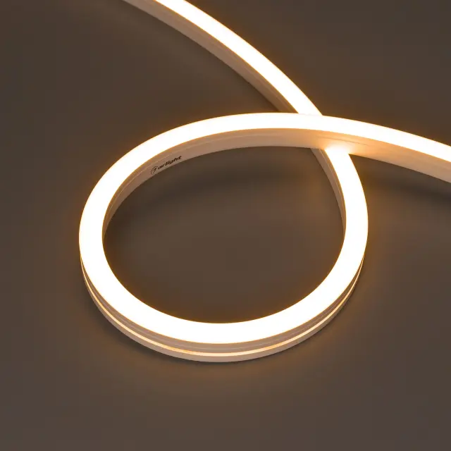 Гибкий неон MOONLIGHT-SIDE-A140-12x17mm 24V Warm2400 (9.6 W/m, IP67, 5m, wire x2)