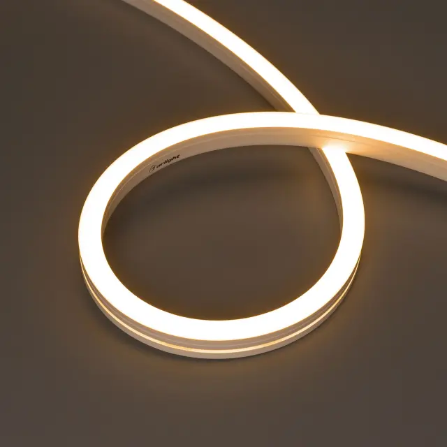 Гибкий неон MOONLIGHT-SIDE-A140-12x17mm 24V Warm2700 (9.6 W/m, IP67, 5m, wire x2)