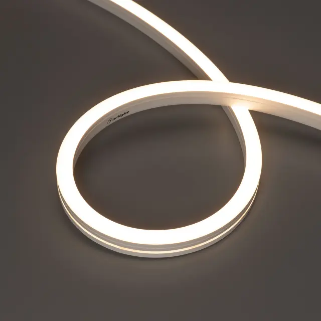 Гибкий неон MOONLIGHT-SIDE-A140-12x17mm 24V Warm3000 (9.6 W/m, IP67, 5m, wire x2)