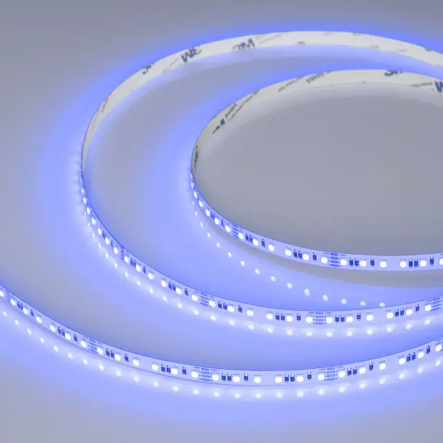 Светодиодная лента RT-A120-8mm 24V RGB (12 W/m, IP20, 2835, 5m), ракурс 5