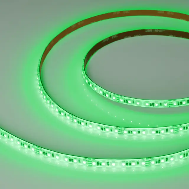 Светодиодная лента герметичная RTW-SE-A120-8mm 24V RGB (12 W/m, IP65, 2835, 5m), ракурс 3