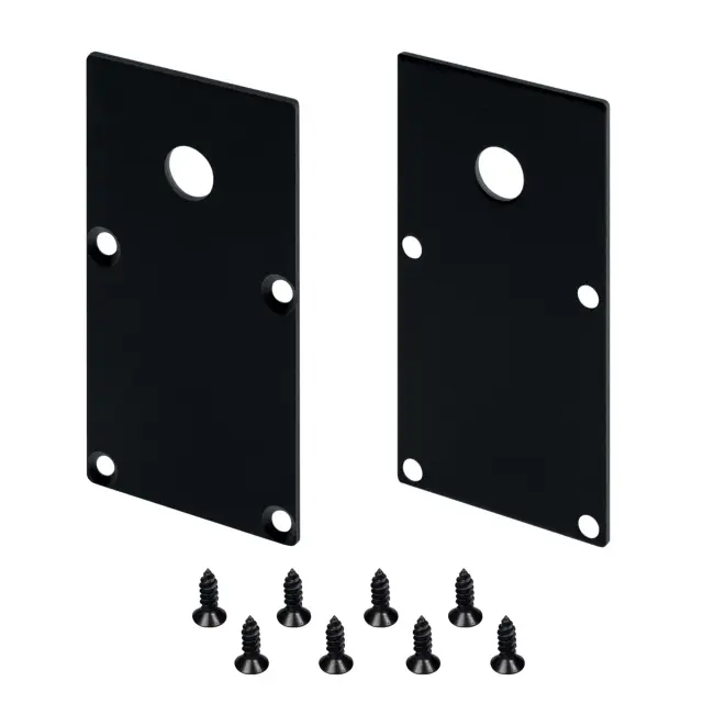 Заглушка LINE-S-3667 BLACK с отверстием