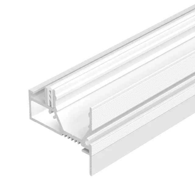 Профиль STRETCH-20-WALL-D-SIDE-2000 WHITE, ракурс 2