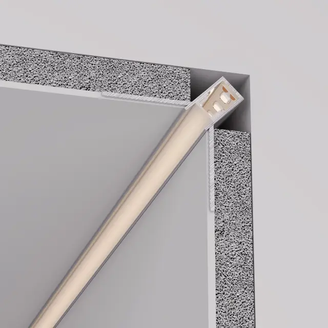 Профиль DECORE-S6-INT-COMFORT-2000 ANOD внутренний, ракурс 5