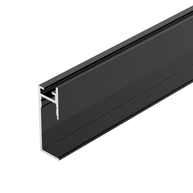 Профиль PLINTUS-H35-F-2000 BLACK, ракурс 2