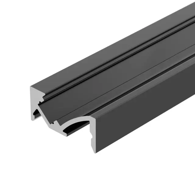 Профиль SL-BEVEL-W21-2000 ANOD BLACK, ракурс 2