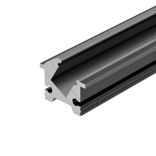Профиль SL-BEVEL-H12-F13-2000 ANOD BLACK, ракурс 2