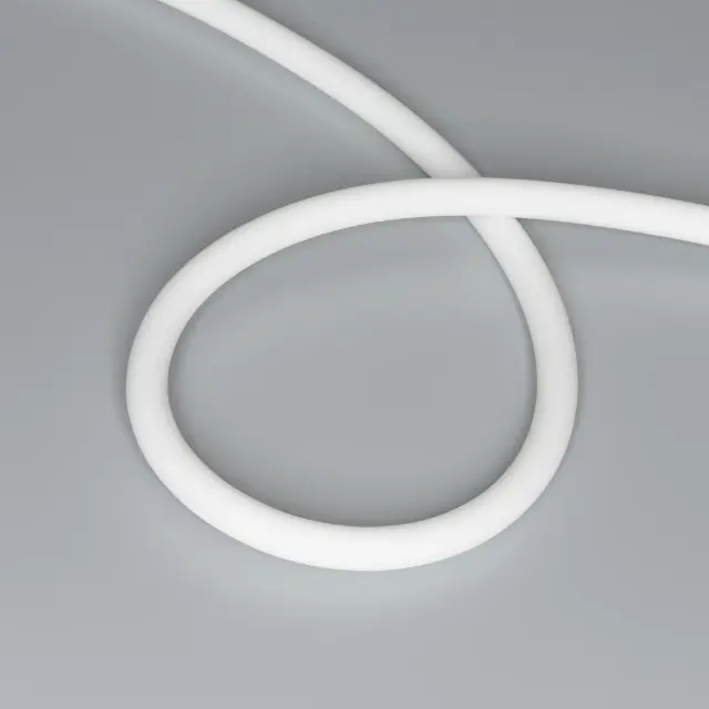 Гибкий неон MOONLIGHT-TOP-S-M560-D13mm 24V Day4300 (13 W/m, IP65, 5m, wire x1, трос), ракурс 2