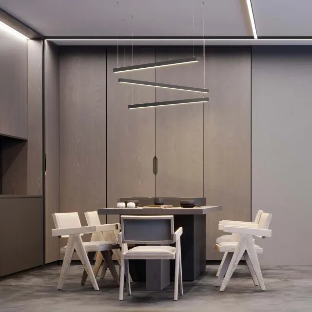Профиль SL-LINE-3638-LW-3000 ANOD BLACK, ракурс 5