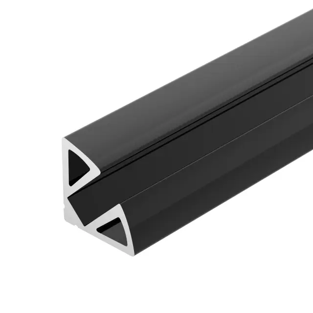 Профиль SL-KANT-H11-2000 ANOD BLACK, ракурс 3
